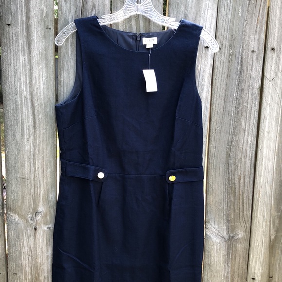 J. Crew Factory Sheath Dress with Waist Tabs - Picture 12 of 16